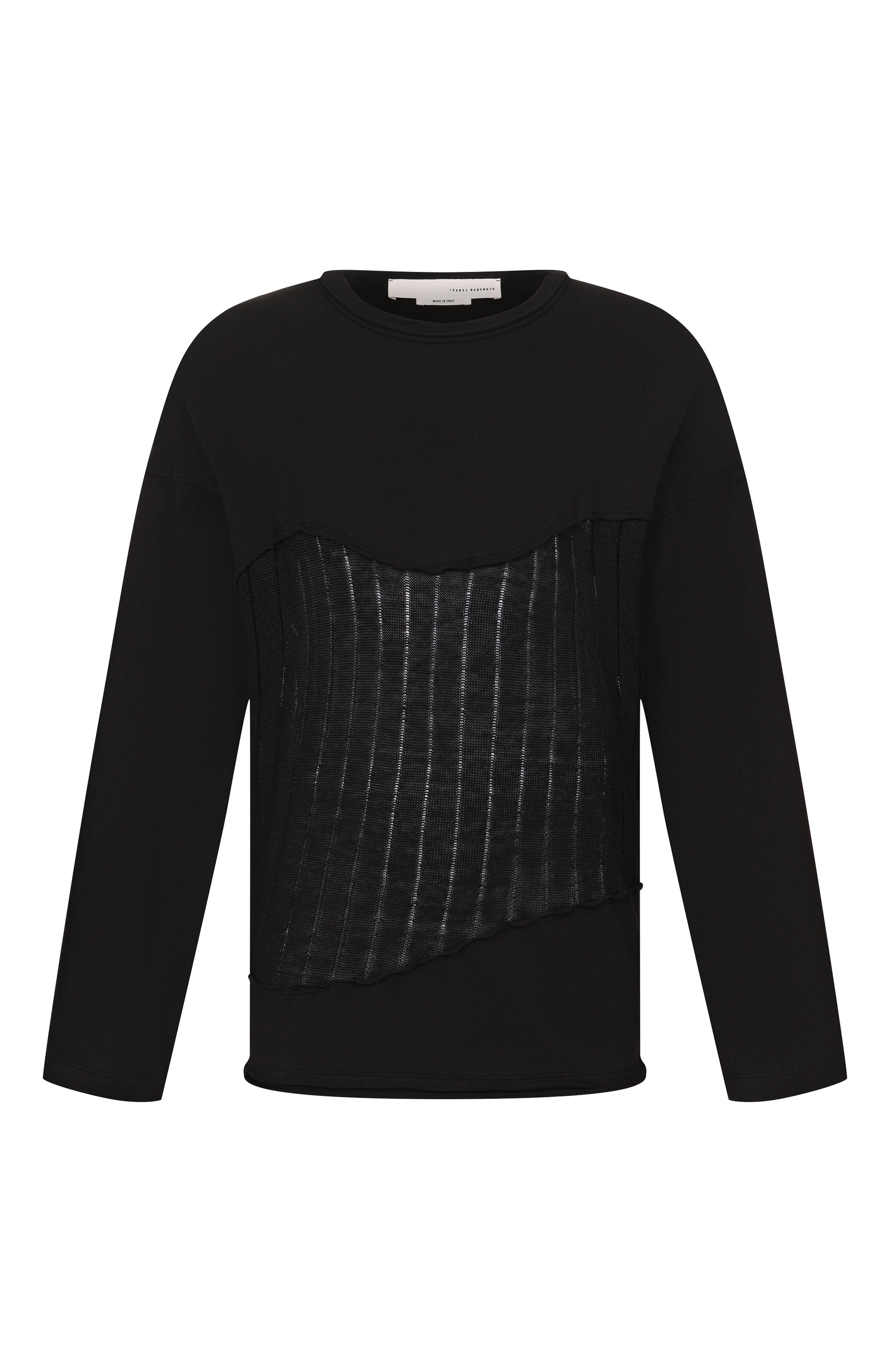 Хлопковый лонгслив ISABEL BENENATO, арт. UJ22S26, фото 1