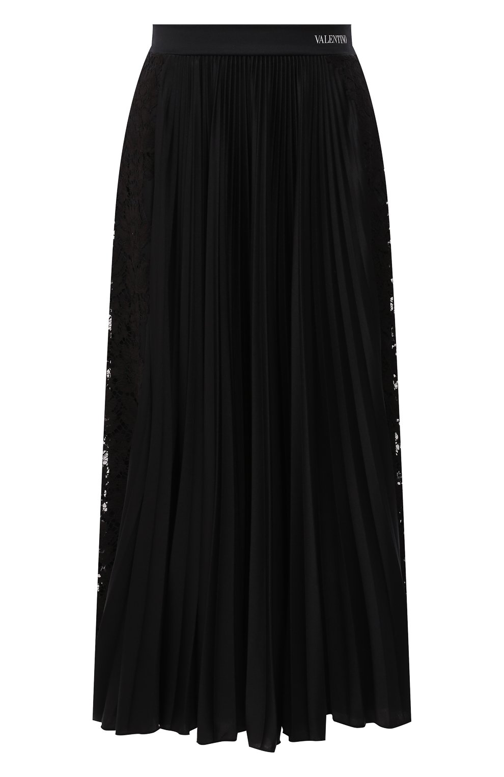 Плиссированная юбка VALENTINO черного цвета по цене 156500 руб., арт. SB3MD00W4TG, фото 1 Плиссированная юбка VALENTINO, арт. SB3MD00W4TG, фото 1