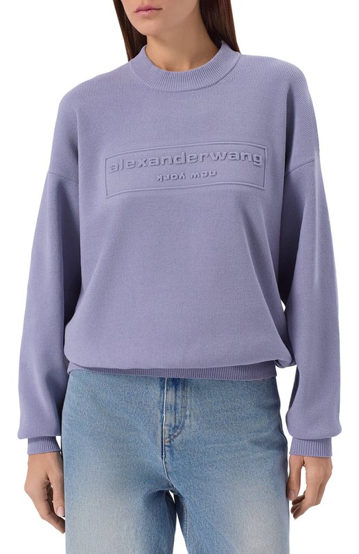 Пуловер Alexander Wang 1KC3231017 Сиреневый  1KC3231017 Фото 3