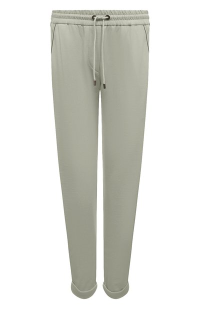 Женские хлопковые брюки BRUNELLO CUCINELLI, арт. MH827SA399