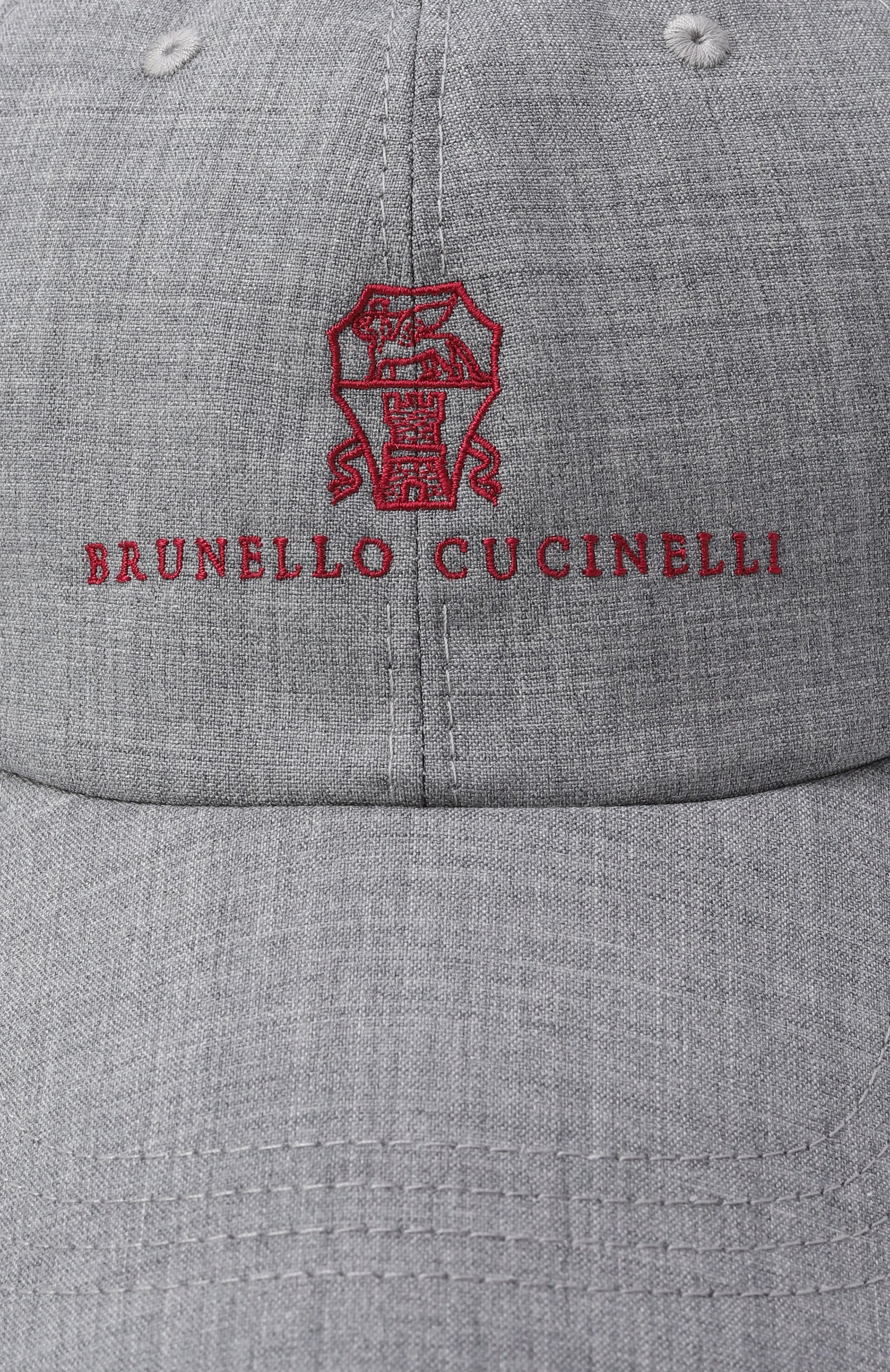Шерстяная бейсболка BRUNELLO CUCINELLI, арт. M032P9850, фото 3