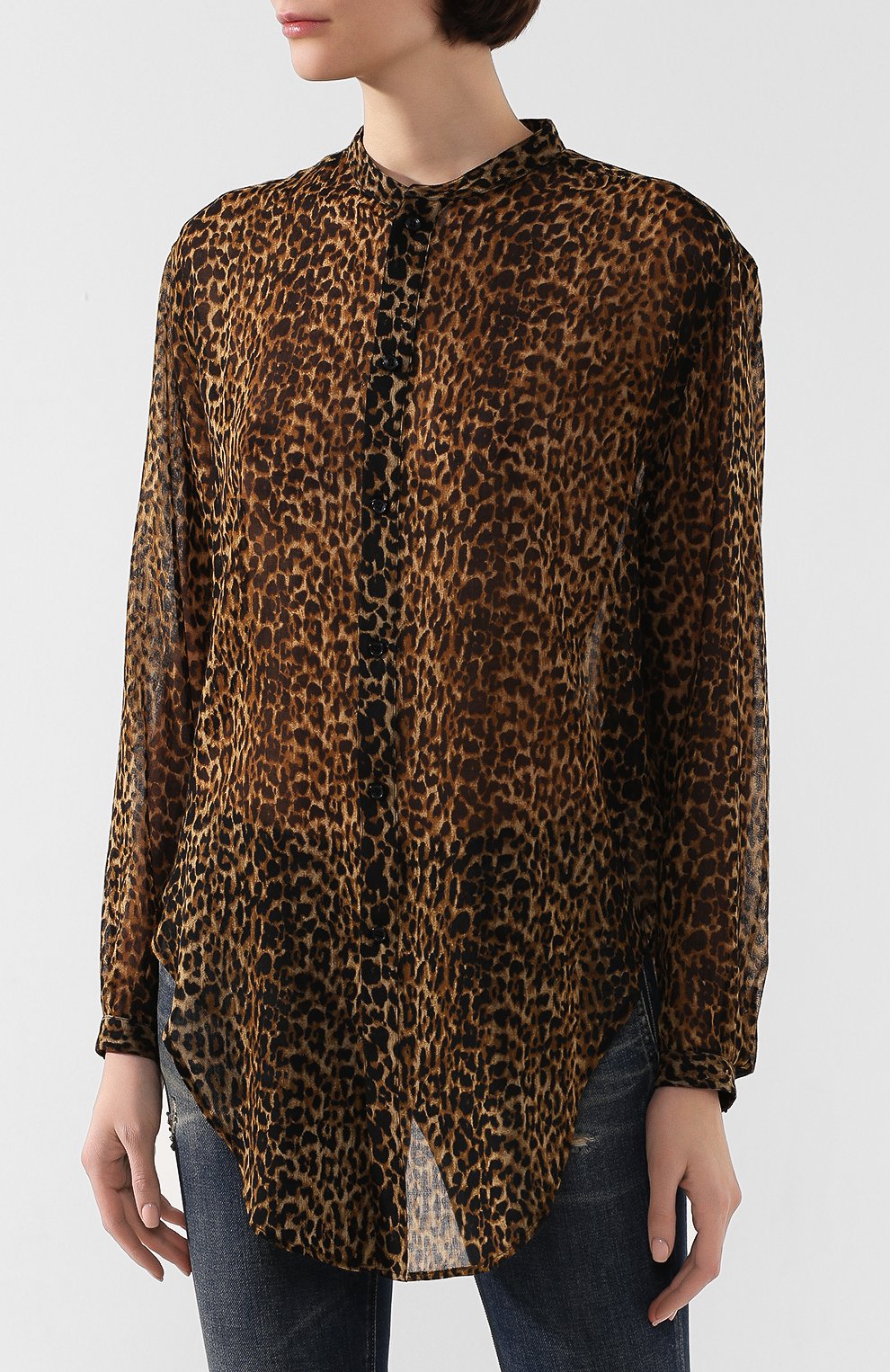 Шерстяная рубашка SAINT LAURENT, арт. 605378/Y653S, фото 3