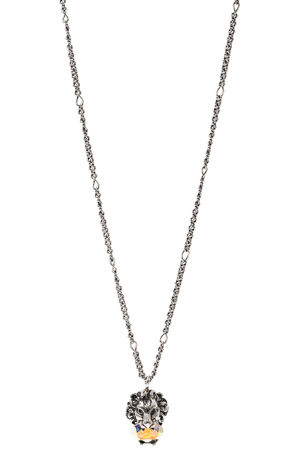 Колье GUCCI серебряного цвета по цене 46080 руб., арт. 412885 J3F42, фото 3 Колье GUCCI, арт. 412885 J3F42, фото 3