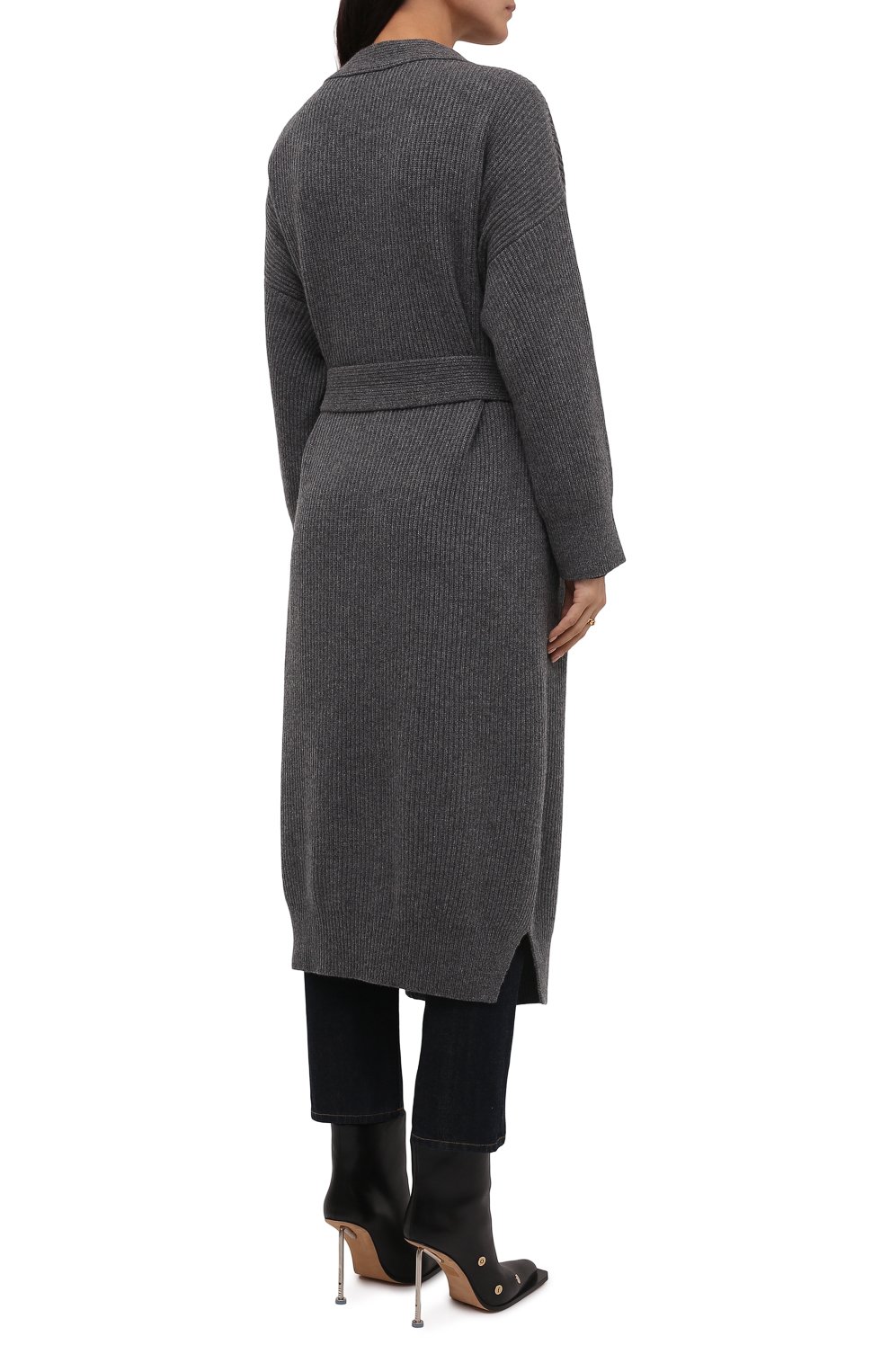 Кашемировый кардиган BRUNELLO CUCINELLI темно-серого цвета по цене 589000 руб., арт. M12714716, фото 4 Кашемировый кардиган BRUNELLO CUCINELLI, арт. M12714716, фото 4