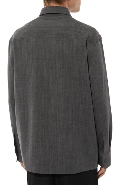 Шерстяная рубашка JIL SANDER, арт. J22DL0242/J40171, фото 4
