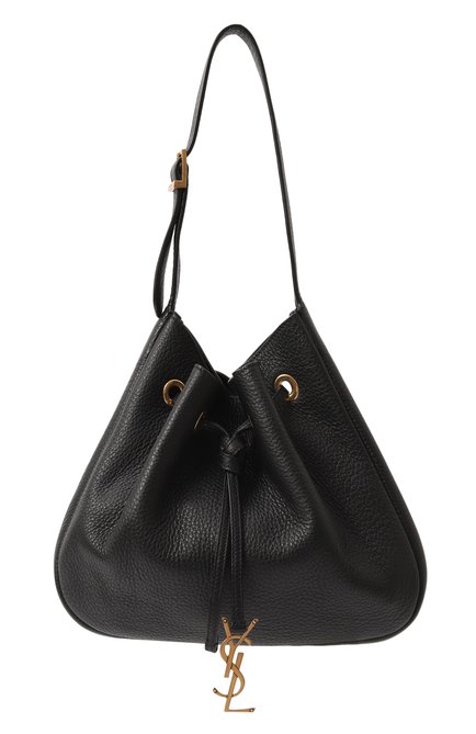 Женская сумка paris vii small  SAINT LAURENT черного цвета, арт. 796626/AADUU | Фото 1 (Материал: Натуральная кожа; Размер: small; Драгоценные камни: Проставлено; Материал сплава: Проставлено)