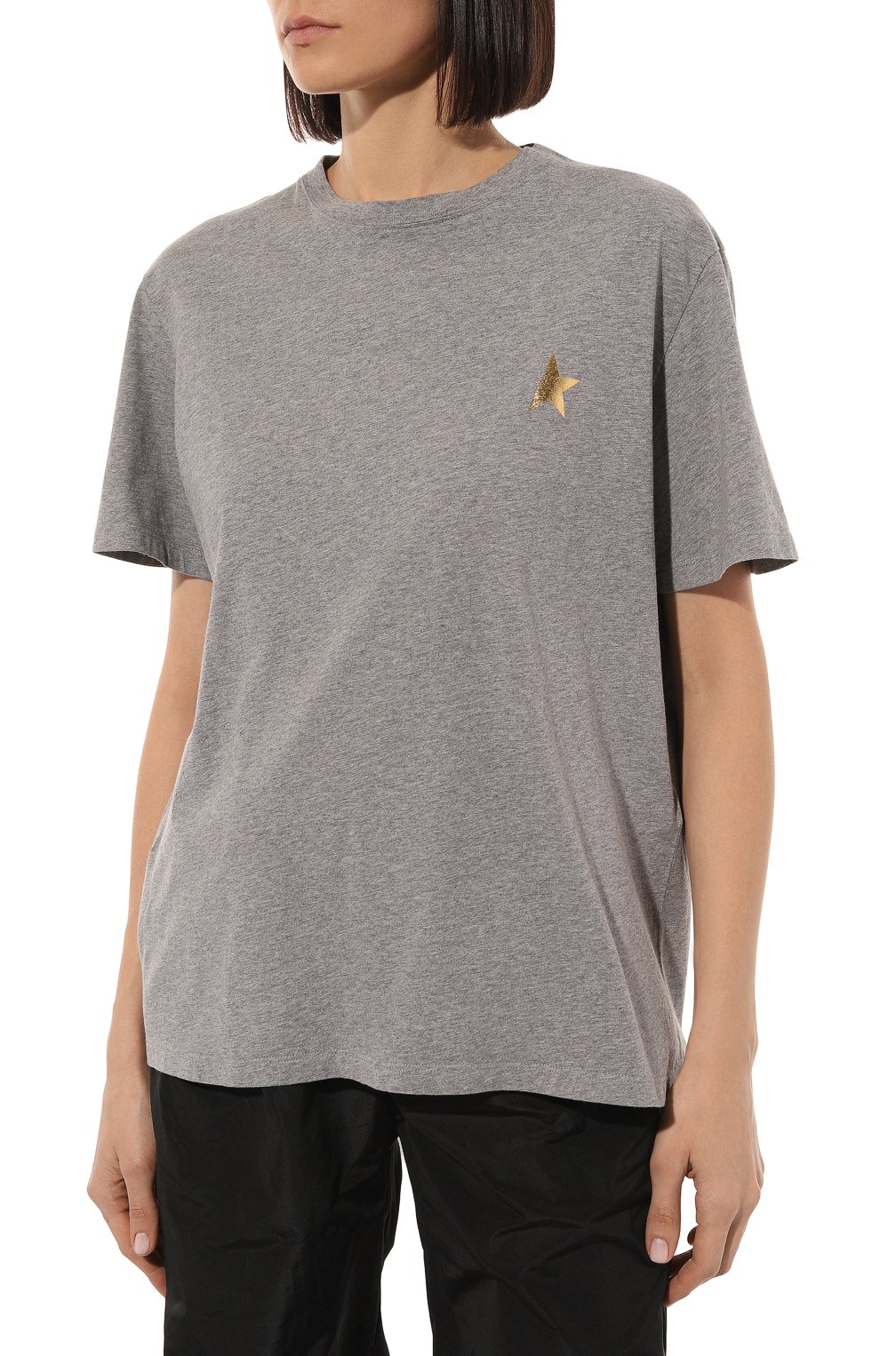 Хлопковая футболка GOLDEN GOOSE DELUXE BRAND, арт. GWP01220/P00019360311, фото 3