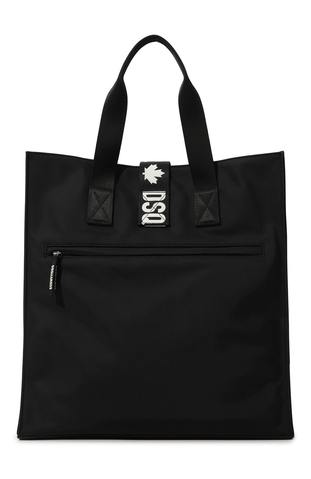 Текстильная сумка-шопер DSQUARED2 черного цвета по цене 59450 руб., арт. SPM0074/16806816, фото 6 Текстильная сумка-шопер DSQUARED2, арт. SPM0074/16806816, фото 6