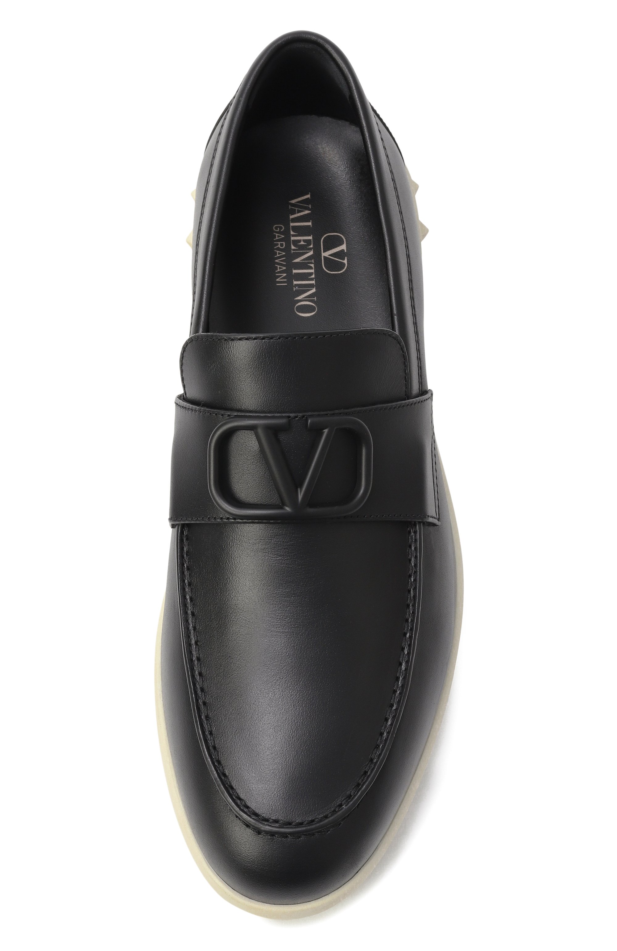 Кожаные лоферы leisure flows VALENTINO, арт. 6Y2S0I53/UHE, фото 6