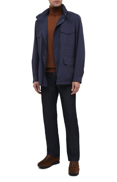 Замшевые кроссовки BRIONI, арт. QHI90L/09734, фото 2