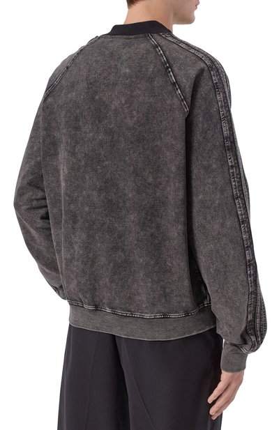 Хлопковая толстовка DIESEL темно-серого цвета по цене 30850 руб., арт. A19938/0DCCJ, фото 4 Хлопковая толстовка DIESEL, арт. A19938/0DCCJ, фото 4