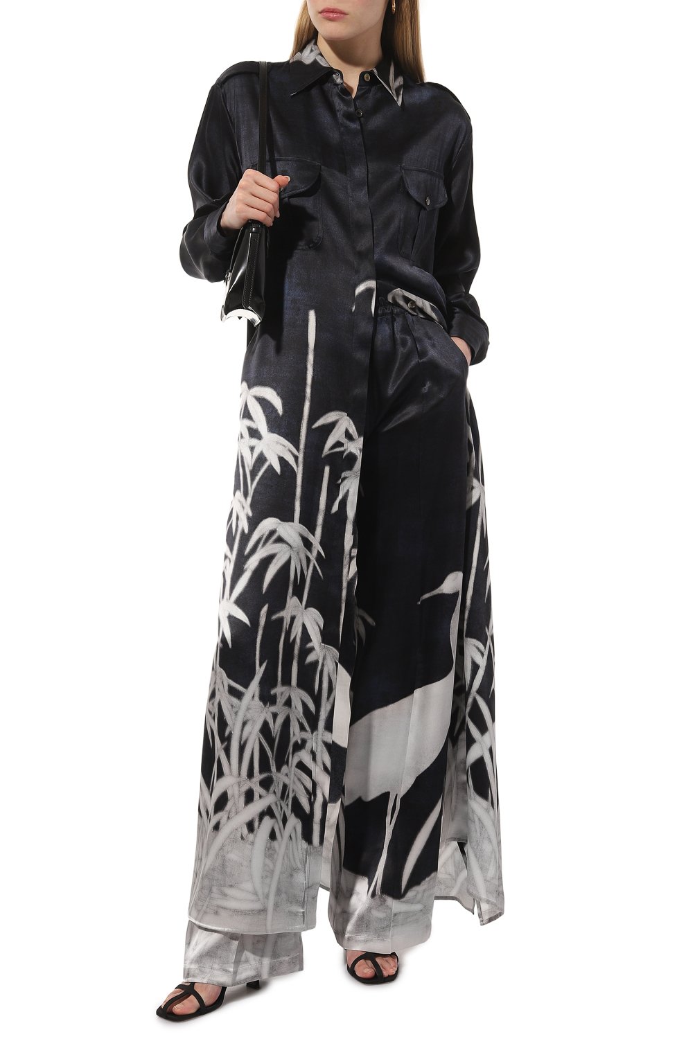 Шелковые брюки KITON, арт. D48122K0978C, фото 2