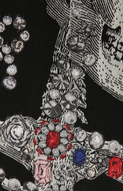 Шарф из шерсти и шелка ALEXANDER MCQUEEN, арт. 646135/3D20Q, фото 2