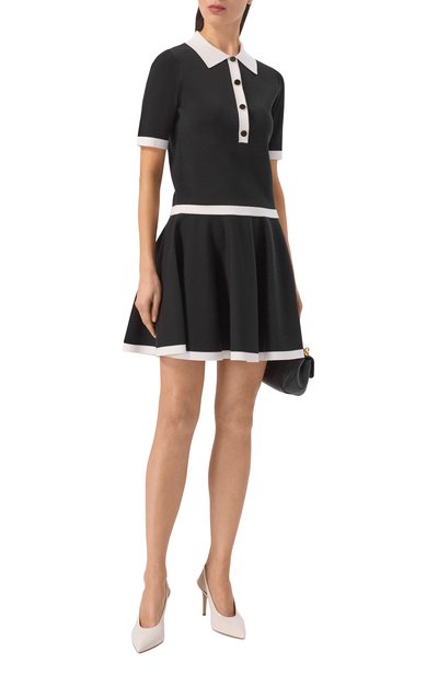 Женская юбка из хлопка и вискозы NINA RICCI, арт. 26PMJU025/ML0596