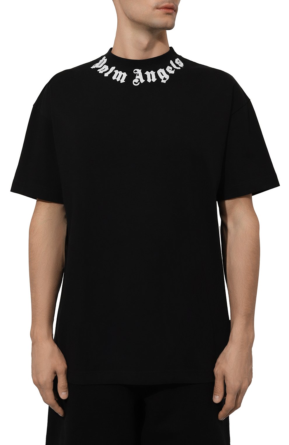 Хлопковая футболка PALM ANGELS, арт. PMAA001F24JER007, фото 3