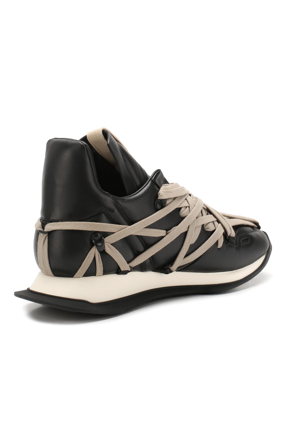 Кожаные кроссовки maximal runner RICK OWENS, арт. RR20S7813/LNWW1, фото 4