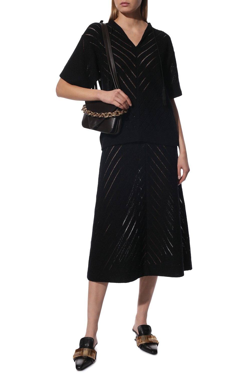 Юбка JIL SANDER черного цвета по цене 132500 руб., арт. JSPU754057-WUY25408, фото 2 Юбка JIL SANDER, арт. JSPU754057-WUY25408, фото 2