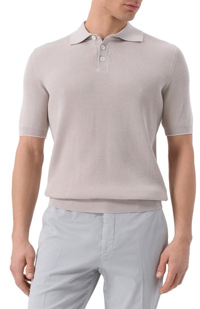 Хлопковое поло BRUNELLO CUCINELLI, арт. M29400005, фото 3