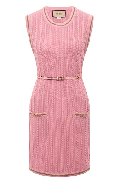 Женское платье из шерсти и хлопка GUCCI, арт. 658350 XKBVO
