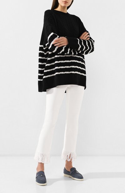 Замшевые лоферы summer charms walk LORO PIANA, арт. FAE5444, фото 2