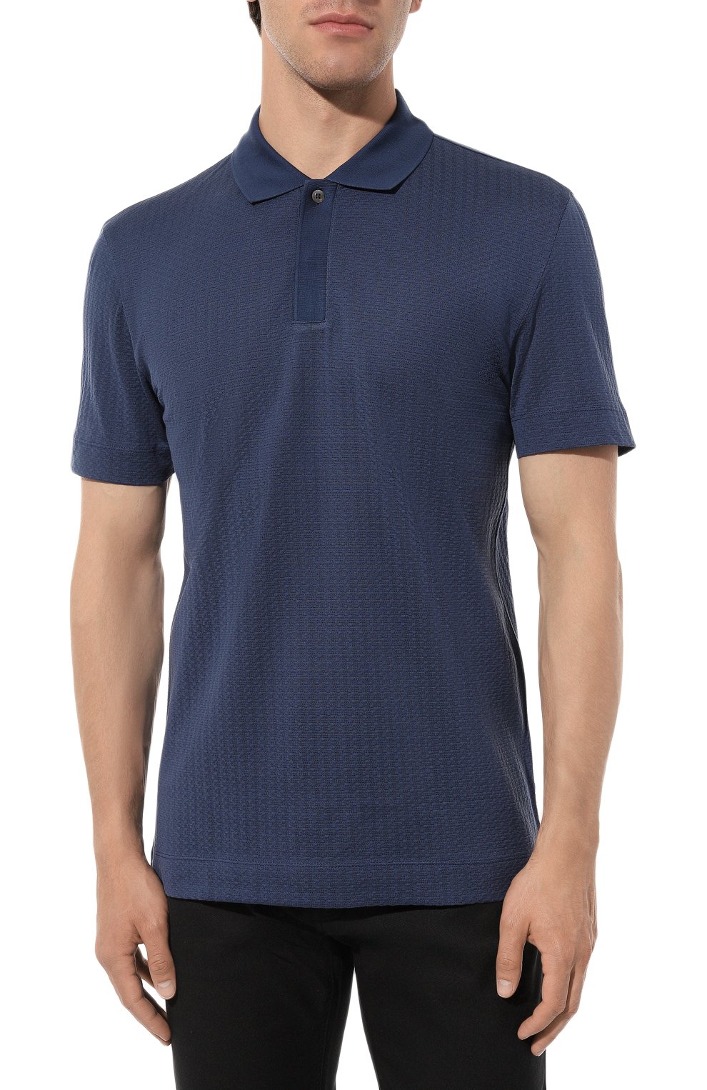 Поло из хлопка и шелка BOSS CAMEL, арт. 50502750, фото 3