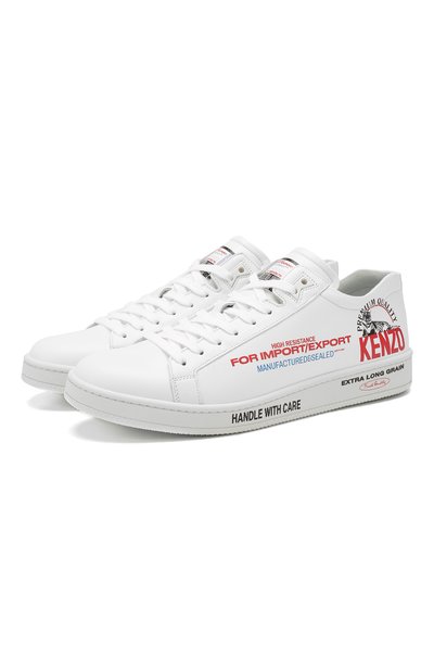 Мужские кожаные кеды KENZO, арт. F965SN132L71