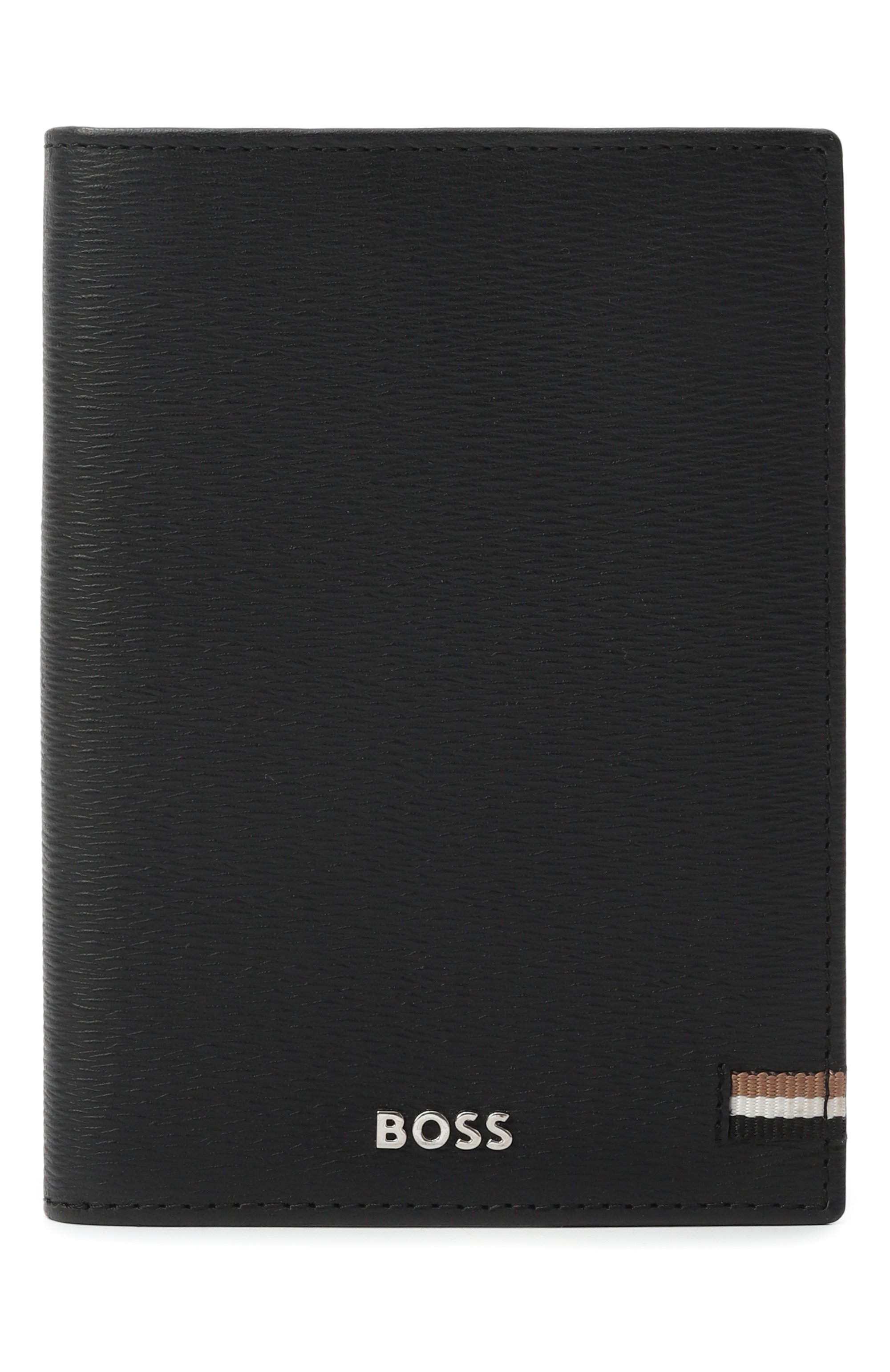 Кожаная обложка для паспорта BOSS, арт. HBPU00013M, фото 1