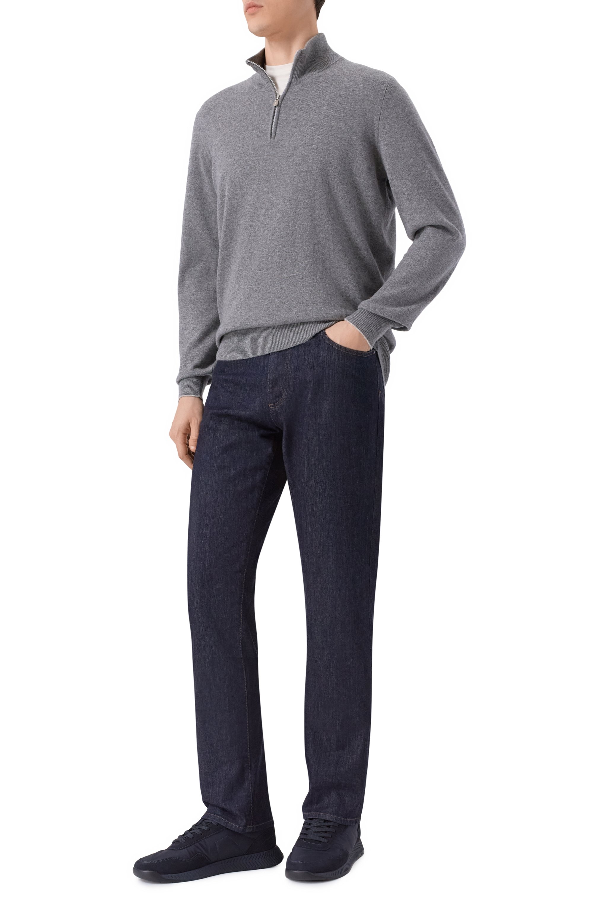 Комбинированные кроссовки titanium BOSS, арт. 50552895, фото 2