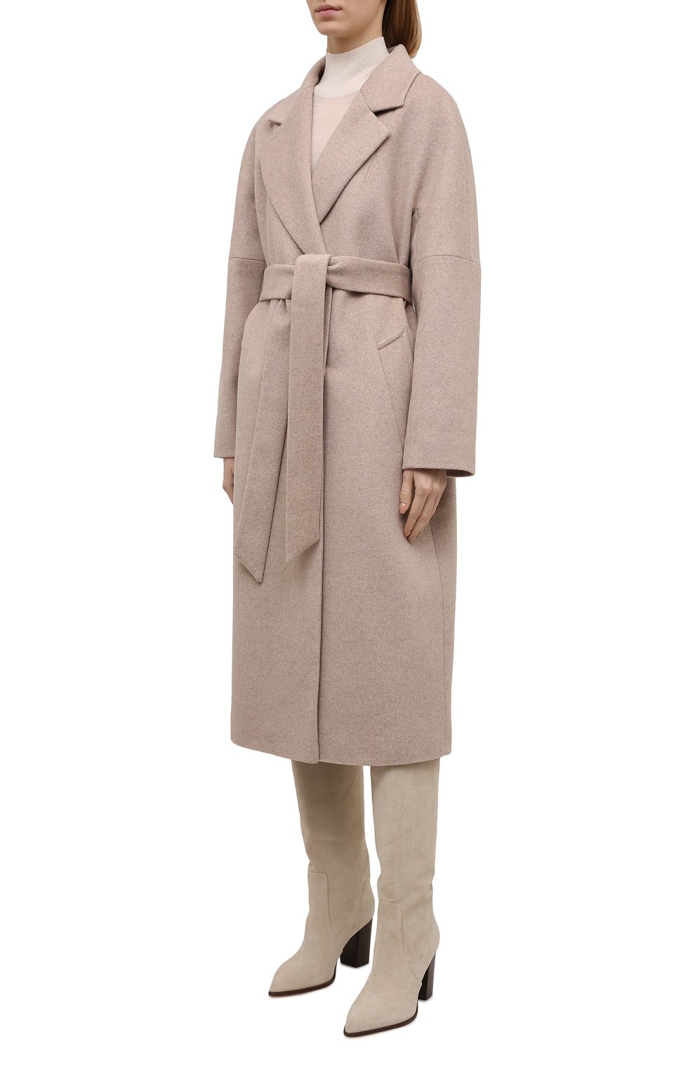 Пальто из шерсти и кашемира SEVEN LAB, арт. CV12 beige, фото 3