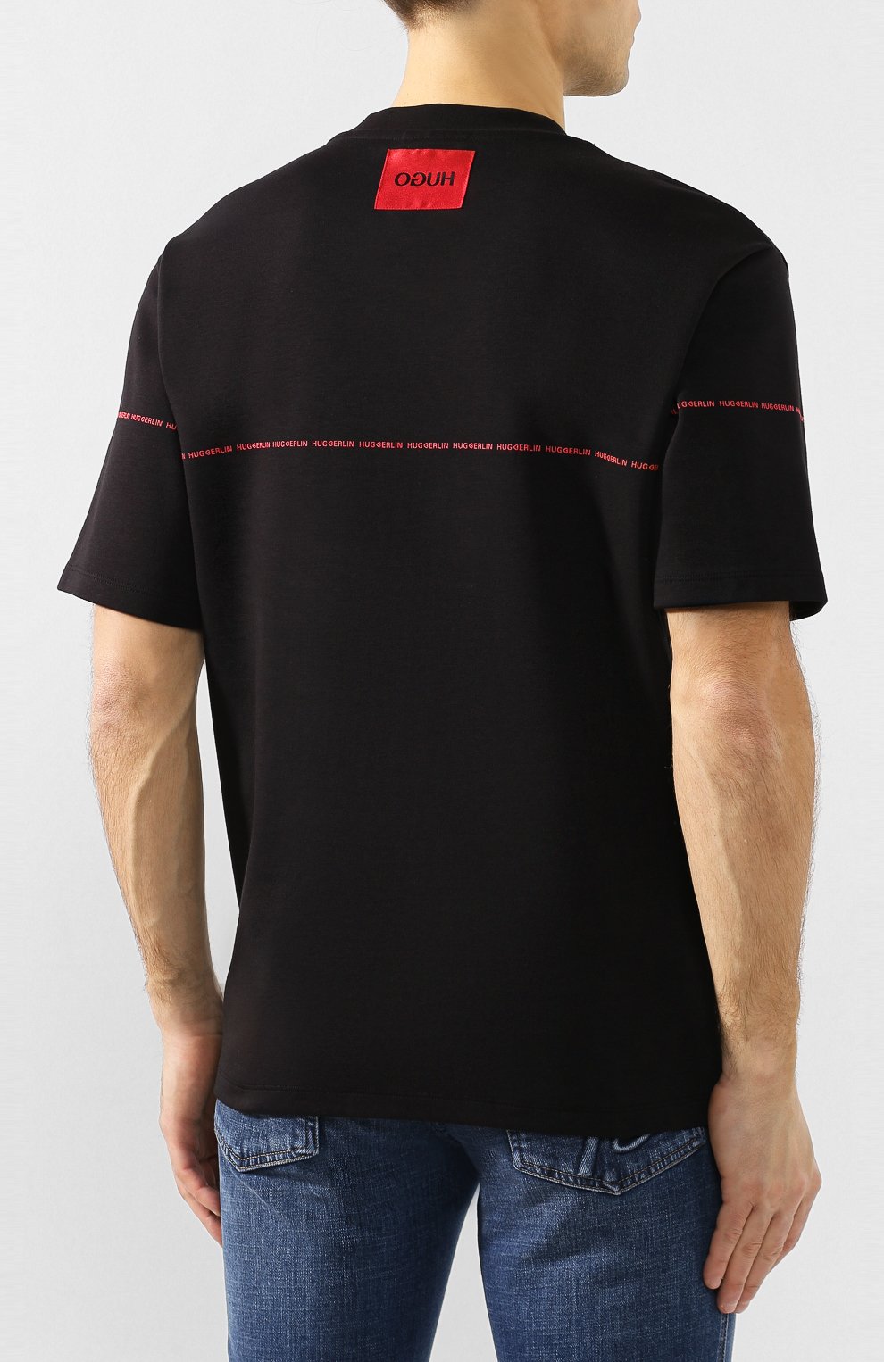Хлопковая футболка HUGO, арт. 50425765, фото 4