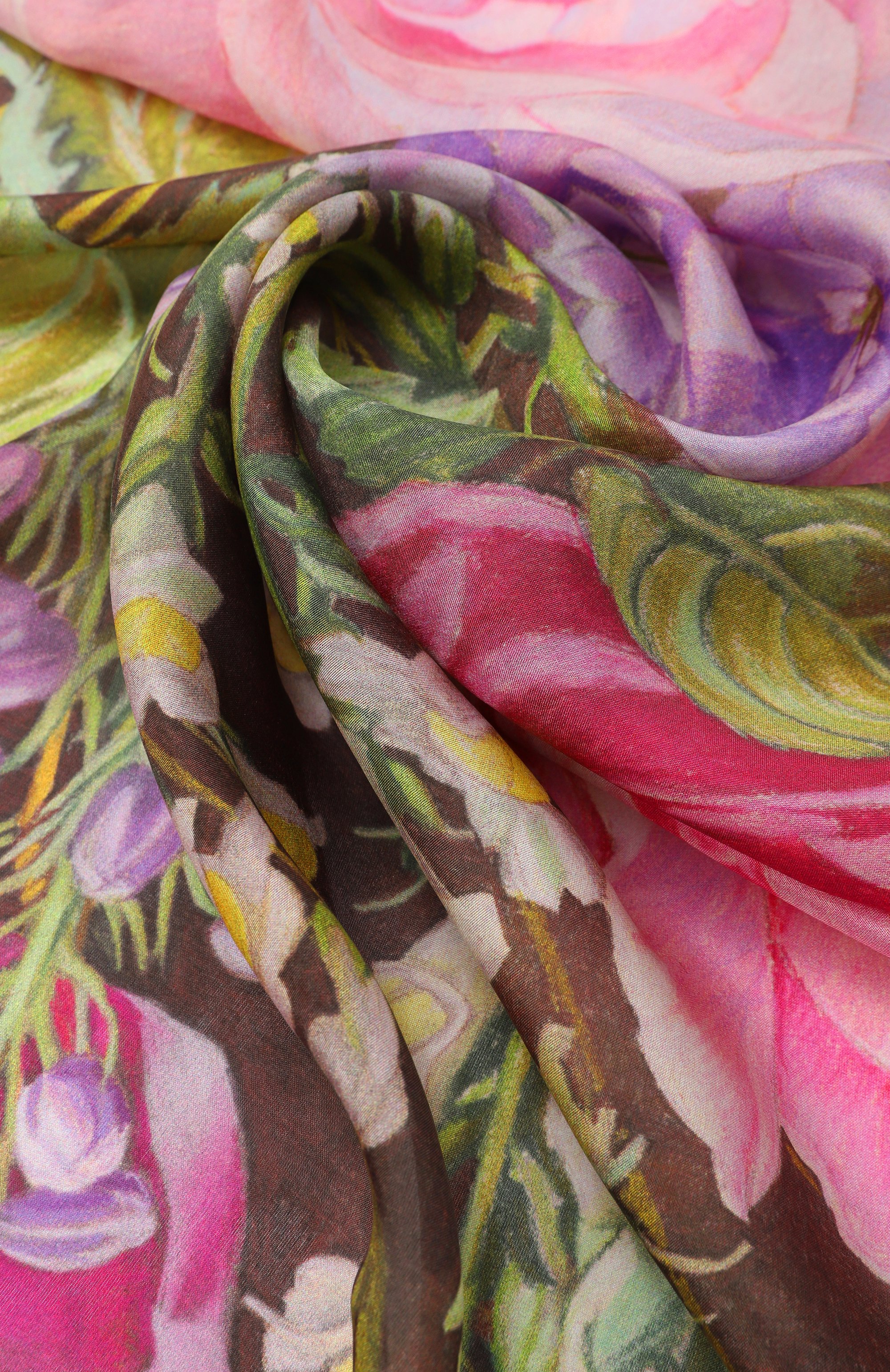 Шелковый платок букет GOURJI, арт. 91123837/5562172, фото 3