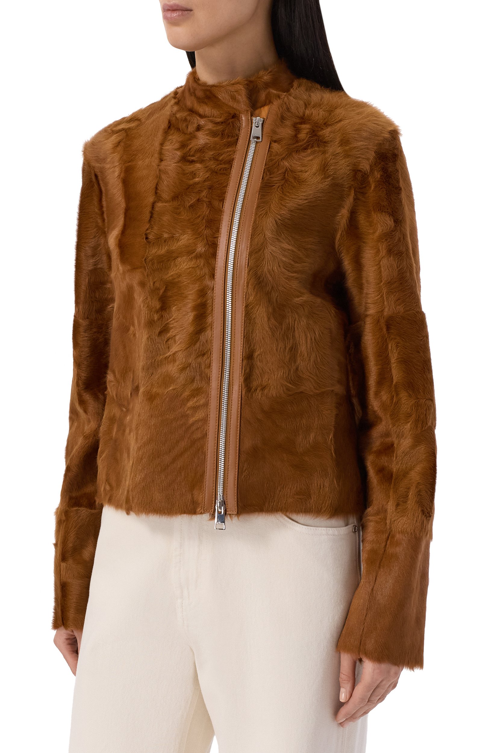 Дубленка из ягненка KITON коричневого цвета по цене 799500 руб., арт. D61581K0921, фото 3 Дубленка из ягненка KITON, арт. D61581K0921, фото 3