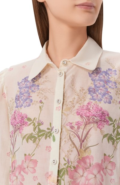 Хлопковая блузка CHARO RUIZ IBIZA, арт. 266200, фото 5