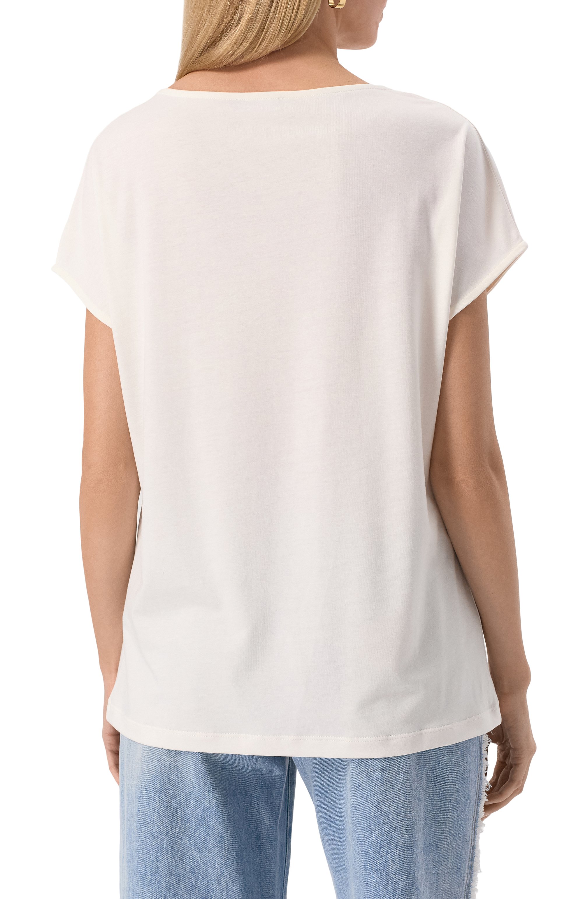 Футболка из лиоцелла и хлопка BALMAIN, арт. EF0EG012/GE84, фото 4