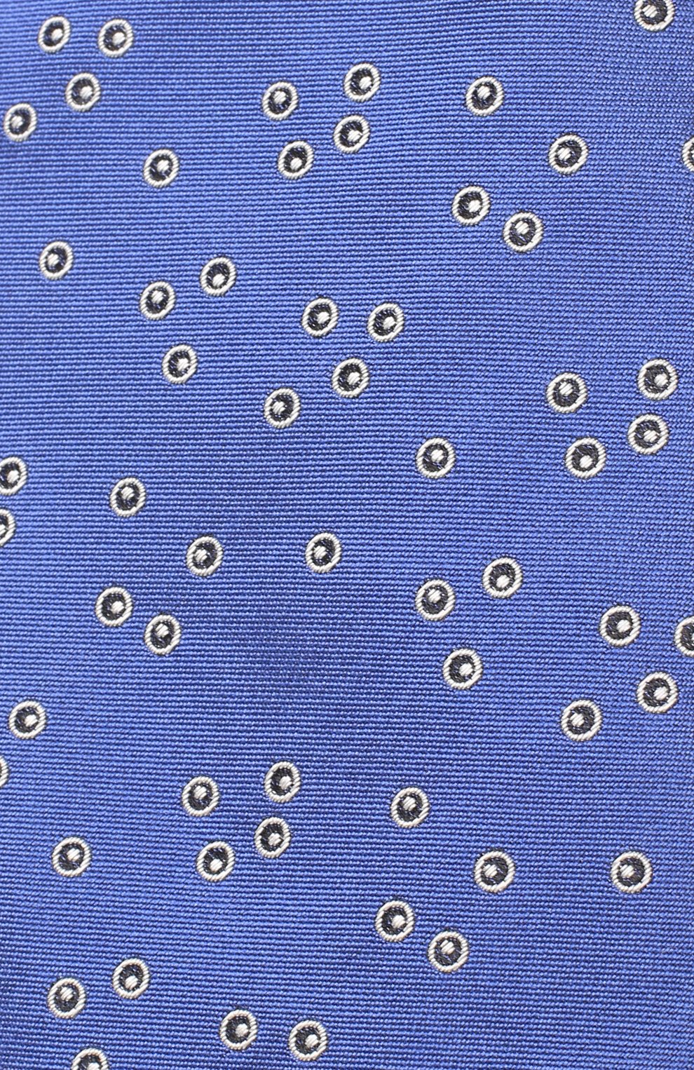 Шелковый галстук с узором LANVIN синего цвета по цене 8720 руб., арт. 3234/TIE, фото 3 Шелковый галстук с узором LANVIN, арт. 3234/TIE, фото 3