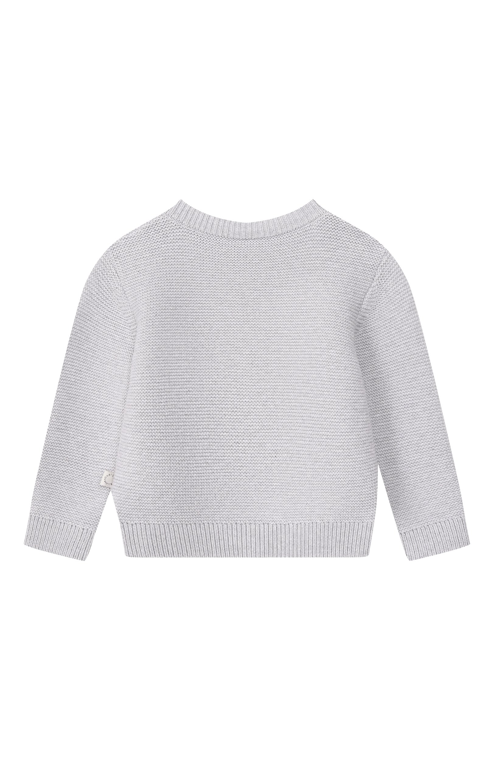 Хлопковый кардиган STELLA MCCARTNEY светло-серого цвета по цене 15900 руб., арт. TZ9040, фото 2 Хлопковый кардиган STELLA MCCARTNEY, арт. TZ9040, фото 2