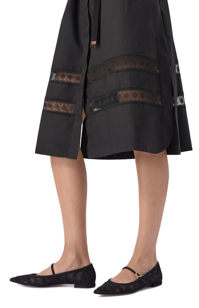 Текстильные балетки claudia GIANVITO ROSSI, арт. G22345.05RIC.LRMNENN, фото 3