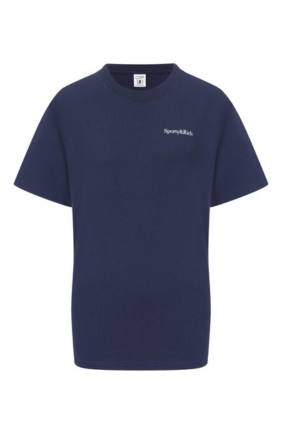 Женская хлопковая футболка SPORTY AND RICH, арт. T011984300BL106