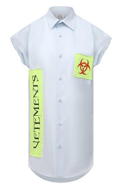 Женская хлопковая рубашка VETEMENTS, арт. UE52SH340N 1002/W