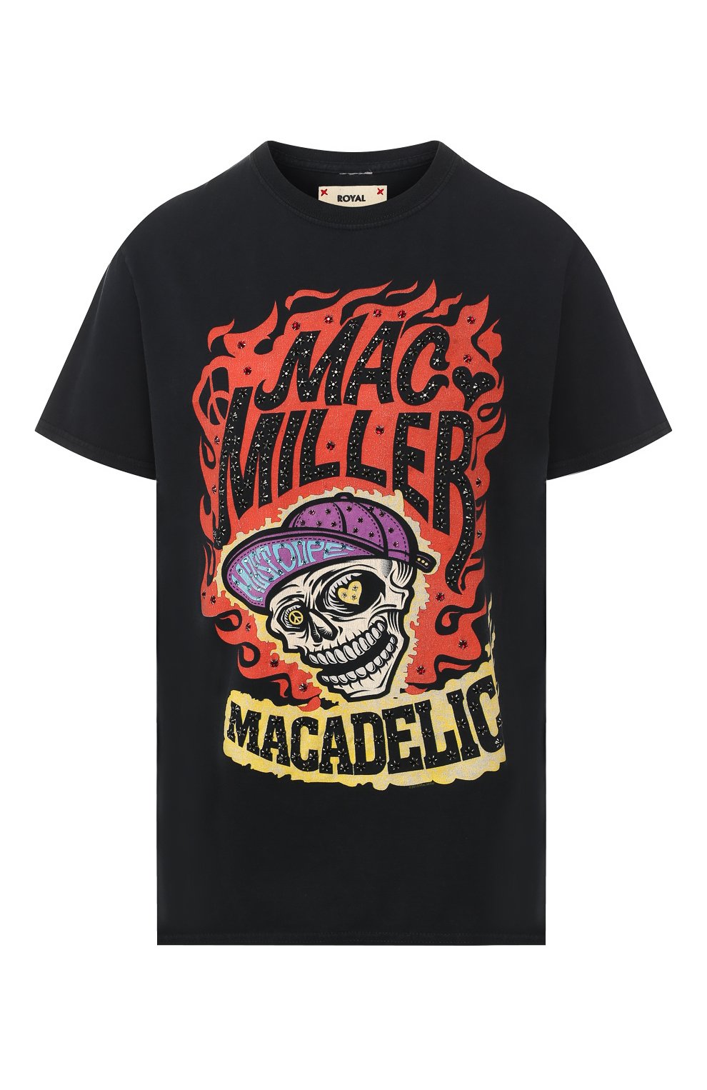 Хлопковая футболка ROYAL WORKSHOP, арт. ST0NED TEE FR0NT+BACK, фото 1