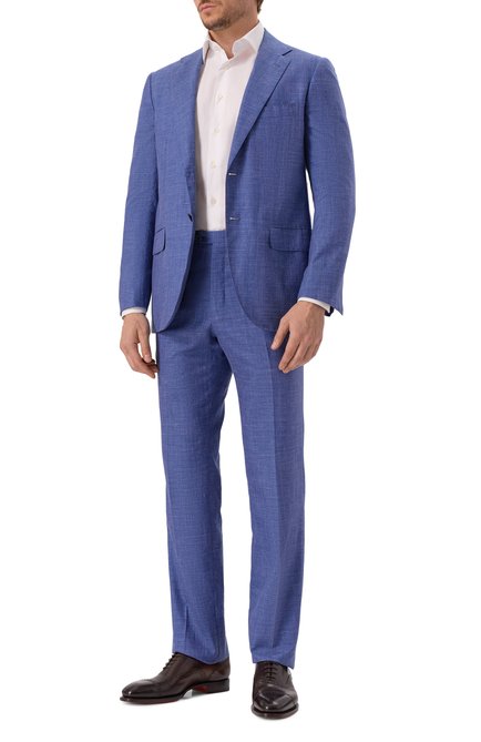 Мужской костюм из смеси кашемира и шелка KITON, арт. UA81K06S20