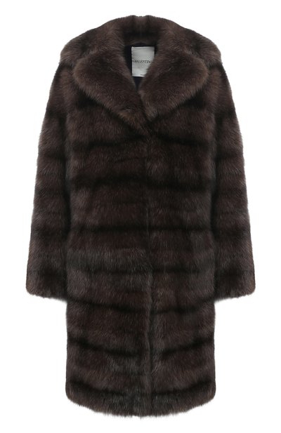Женская шуба из соболя VALENTINO, арт. UF3FAA893DF