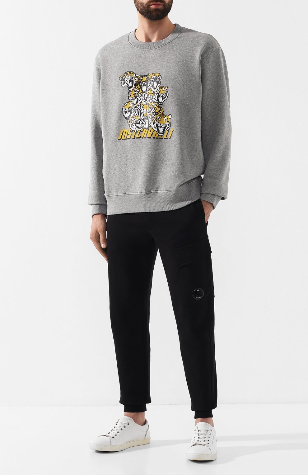 Хлопковый свитшот JUST CAVALLI, арт. S03GU0074/N25189, фото 2