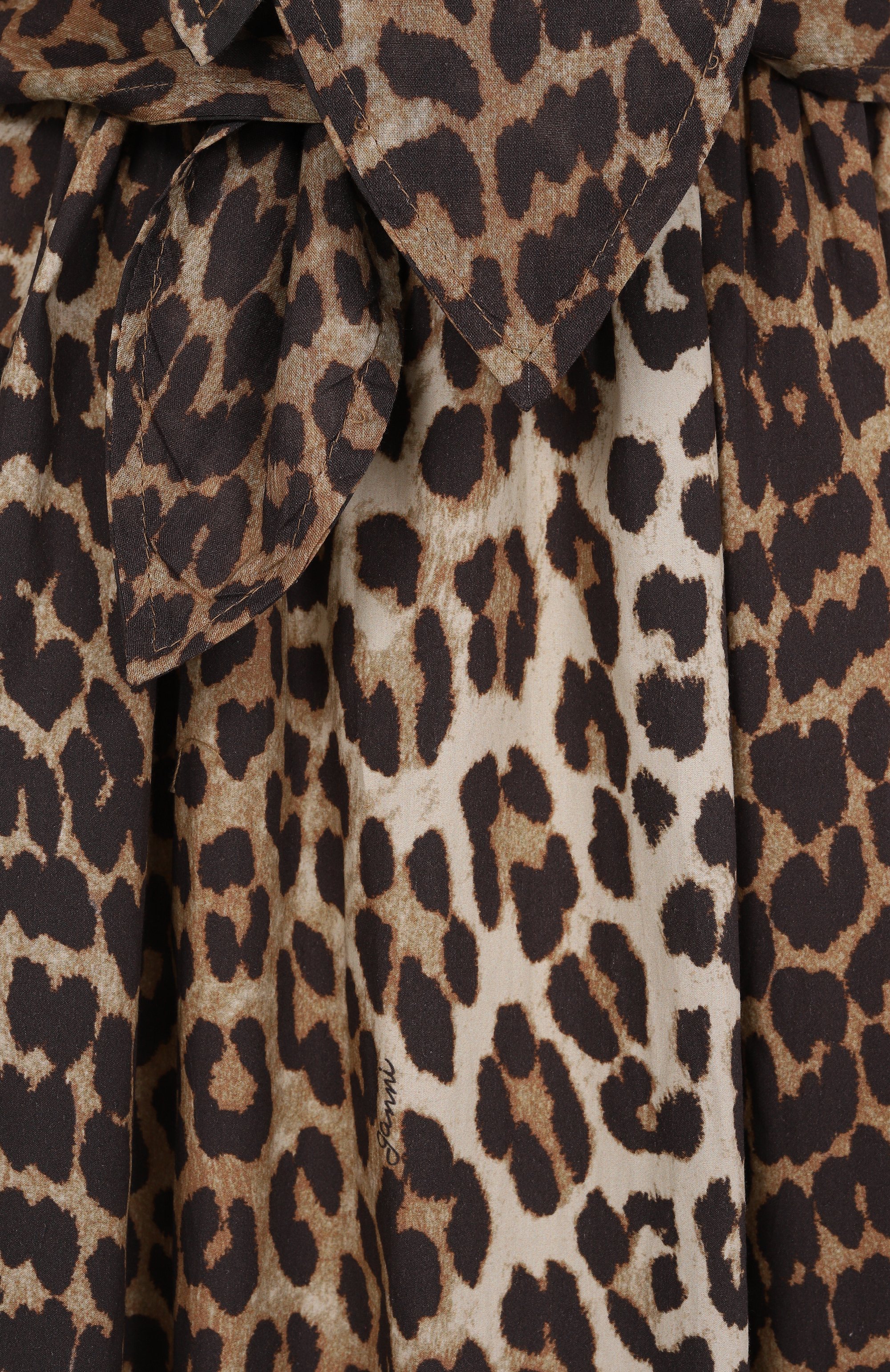 Хлопковое платье GANNI, арт. W0373/943, фото 6