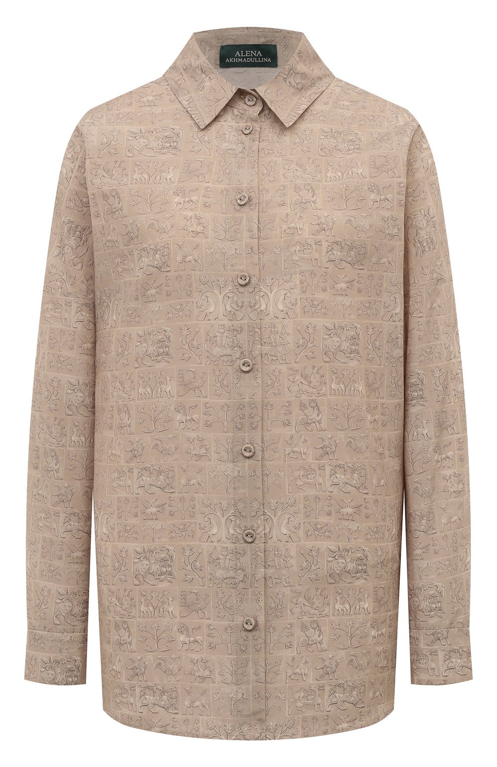 Рубашка из хлопка и шелка AKHMADULLINA, арт. 1225.2BL829/C102, фото 1