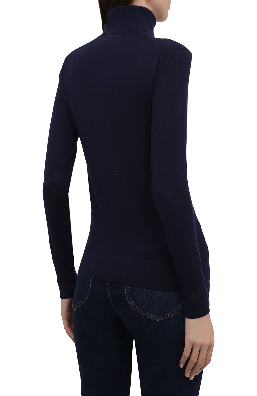 Женская темно-синяя кашемировая водолазка RALPH LAUREN купить в ...