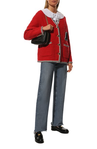 Кожаные лоферы MIU MIU, арт. 5D773D-ULX-F0002-020, фото 2