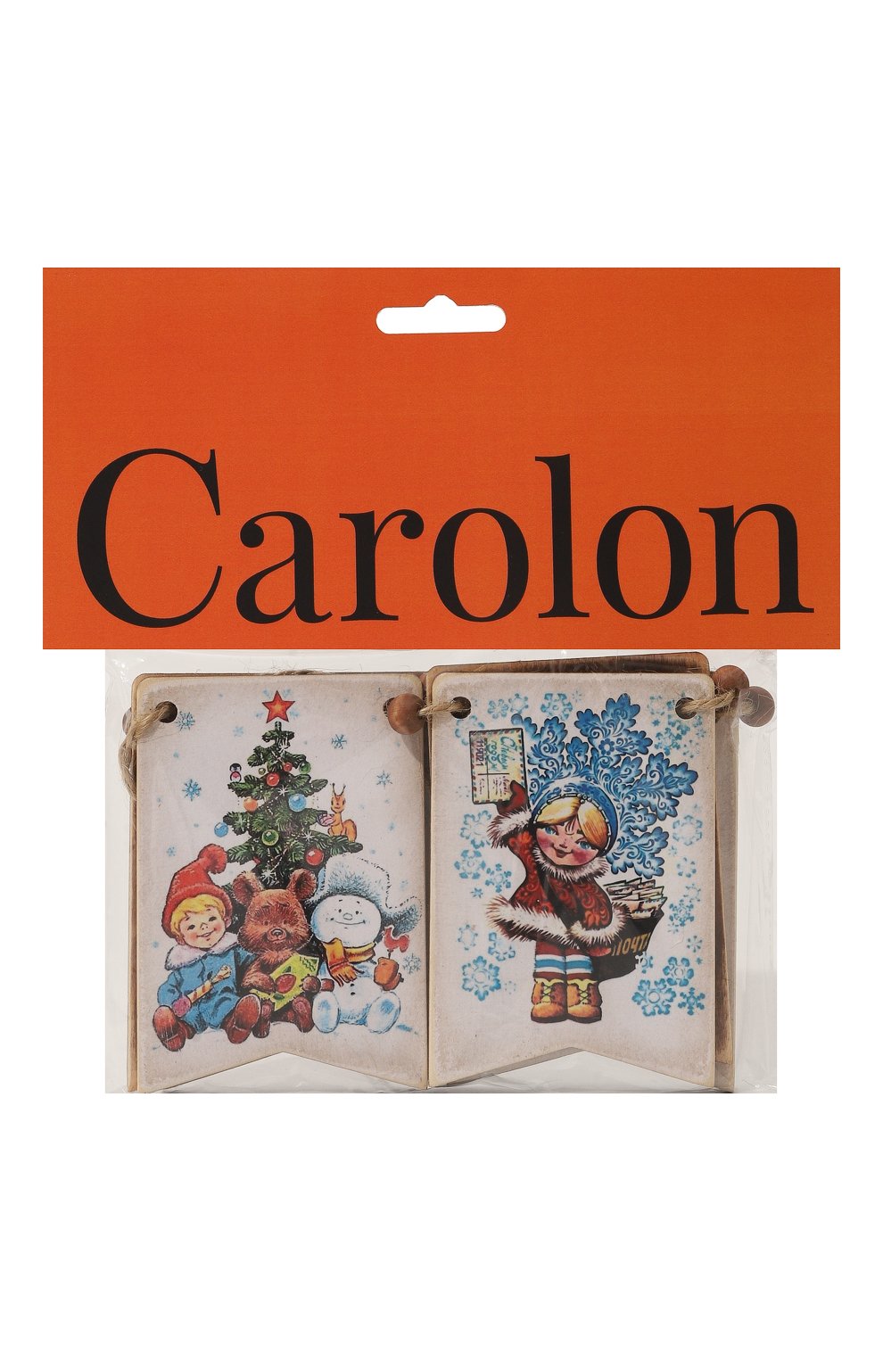 Новогодние флажки CAROLON, арт. НГ-23-003, фото 1