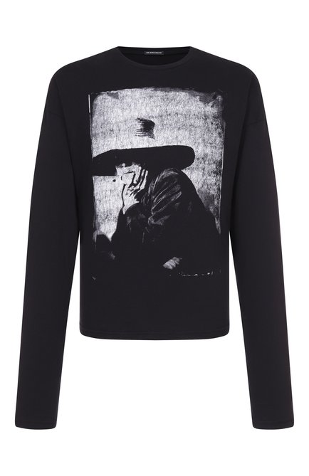 Мужская хлопковый лонгслив ANN DEMEULEMEESTER, арт. B0013491/FA637