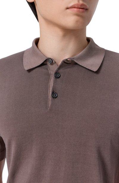 Хлопковое поло ANDREA CAMPAGNA, арт. M5426-8052, фото 5